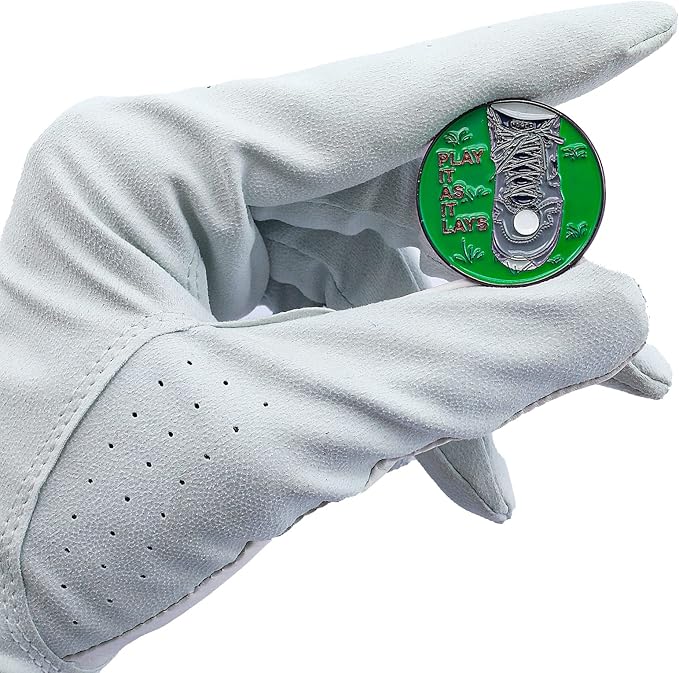 Golf Ball Marker with Magnetic Hat Clip - Funny Golf Gift