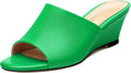 Wedge Sandals for Women Open Toe Wedge Heels Womens Matte High Heel Sandal Round Toe Heeled Wedge Sandals Slip on Casual shoes 2 inch