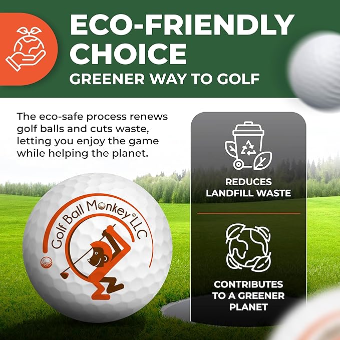Golf Ball Monkey Cheap Recycled for Callaway Golf Balls Mix for Callaway Supersoft Golfballs, Superfast, Superhot, Warbirds, Diablo, Hex Tour Soft & More