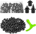 96PCS Alloy Steel Track Spikes, 32pcs 1/8in + 32pcs 3/16in + 32pcs 1/4in Track and Cross Country Spikes Golf Shoe Spike with Spike Wrench, Replacement for Sprint Sports Short Running