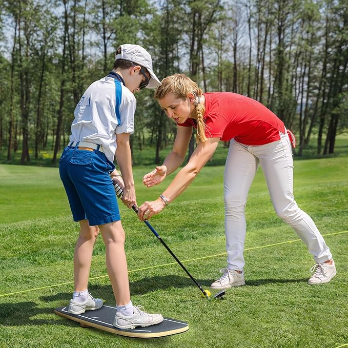 Rocalt Golf Pressure Plate, Golf speed trainer for Indoor Practice, Golf Training Aid &Golf Weight Shift Balance Board for Chipping and Hitting, Improving Strength & keep Tempo