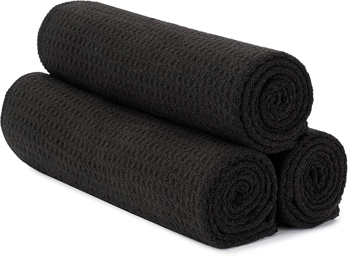 S&T INC. Microfiber Gym Towels, Yoga Towel for Home and Gym Bag, 16 Inch x 27 Inch, 3 Pack