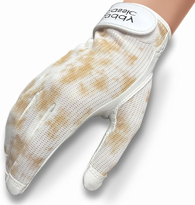 Caddy Classic Ladies Golf Glove Women | Various Stylish Mesh Design for High Breathability | Womens Golf Gloves Left Hand & Right Hand | Premium Leather Construction for Comfortable Fit