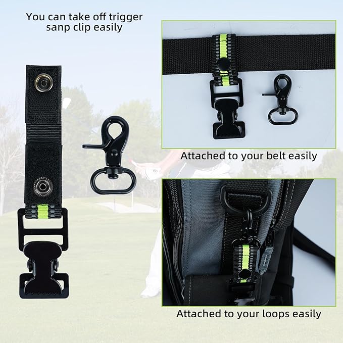 MELOTOUGH Golf Glove Clip Work Gloves Belt Clips with Alligator Clips for Work Glove Holder Construction Gloves Golf Accessories