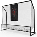 Golf Hitting Nets 10x7.5FT for Driving Real Balls, Indoor & Outdoor Golf Practice Chipping Nets Heavy Duty Swing Training Netting with Targets Cloth and Carrying Bag, for Backyard Home Garage