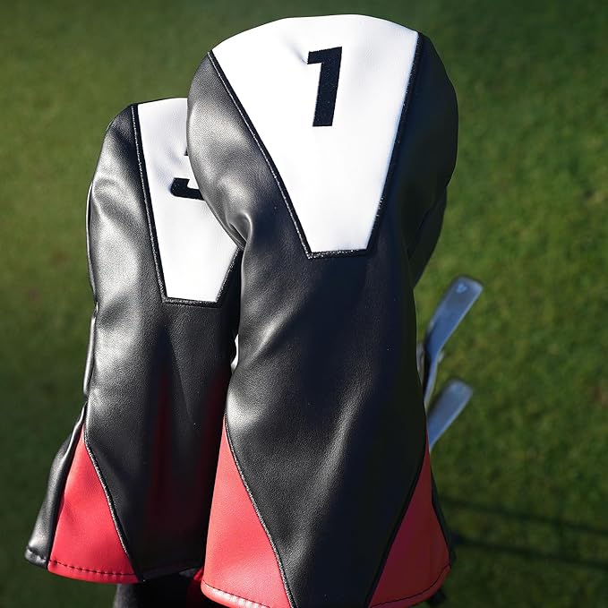 Single Headcover, Easy Slip-On Easy-Off Golf Club Headcover, Fleece Lined Interior, Water Resistant and Durable Shell, Individual Retail Sport Pack