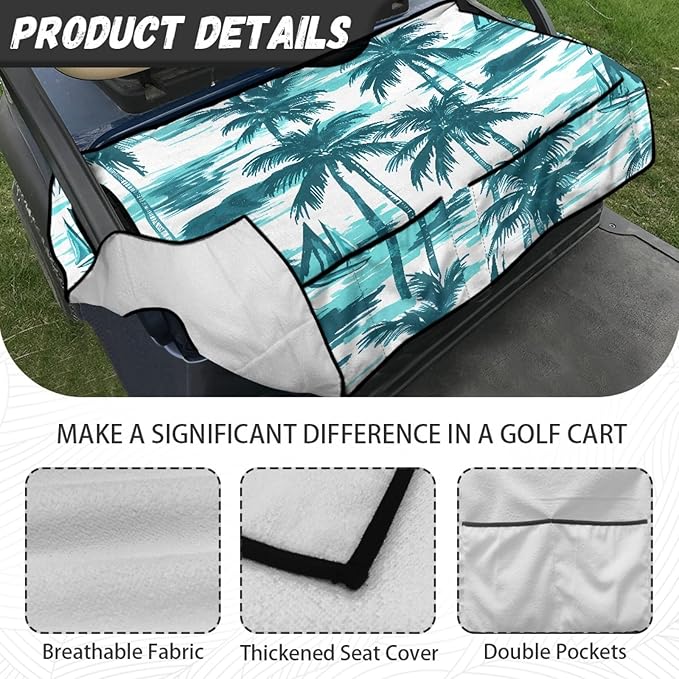 Golf Cart Seat Covers Universal Golf Cart Seat Cover Blanket Cushion Cover Sports Golf Cart Accessories