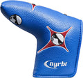 Golf Club Headcover Poker Element Embroidery Design Magnetic Closure Elegant Premium PU Leather Driver Fairway Wood Hybrid Blade Mallet Putter Cover Wood Head Cover