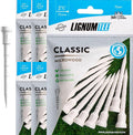 LIGNUM Unbreakable Microwood Golf Tees 50x More Durable/Adjustable Golf Tee/Innovative Wood Fibre and Natural Adhesives/Golf Tee, Golf Tees, Tees Golf, Golf Ball Tees, Pack of 5