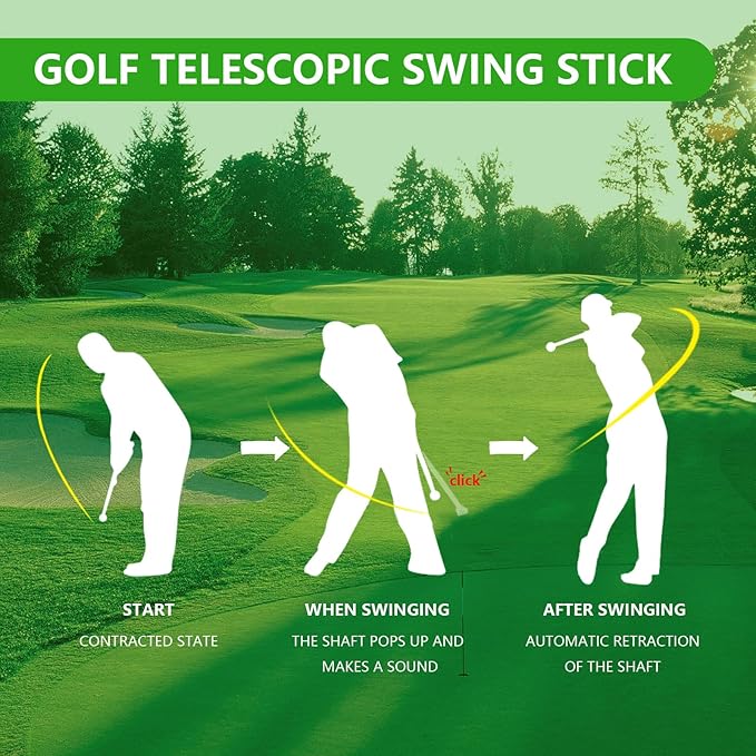 Professional Golf Swing Trainer and Golf Grip Trainer | The Ultimate Golf Training Aid for Practice, Chipping and Putting, Improve Your Consistency and Accuracy