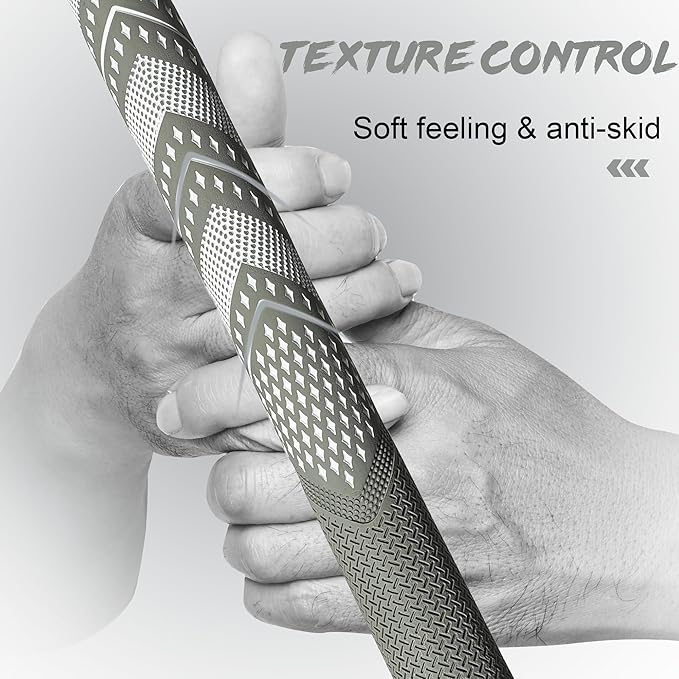 Geoleap Golf Grips Set of 13- Soft Golf Club Grips,Reduce Taper Design Provides High Traction and Performance,13 Grips with 15 Tapes and 13 Grips with All Repair Kits for Choice.