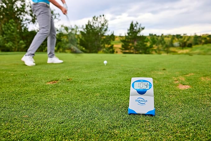 Golf Training Tool - Accurate Club Speed Measurement 20-200 MPH - Portable Doppler Radar for Distance & Consistency Training - US Made