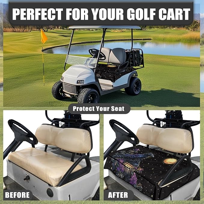 Golf Cart Seat Covers Universal Golf Cart Seat Cover Blanket Cushion Cover Sports Golf Cart Accessories