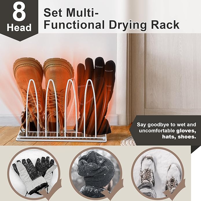 Metal Shoe Drying Rack, Shoes, Boot, and Glove Drying Rack, Dryer Racks for Shoes and Dryer Shoe Racks Inside Dryers