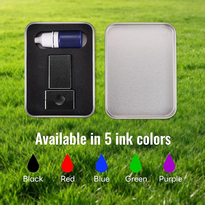 Custom Golf Ball Stamp Personalized Name Monogram Golf Ball Stamper Waterproof Golf Ball Marker Accessories Gifts for Men, Dad, Golfers