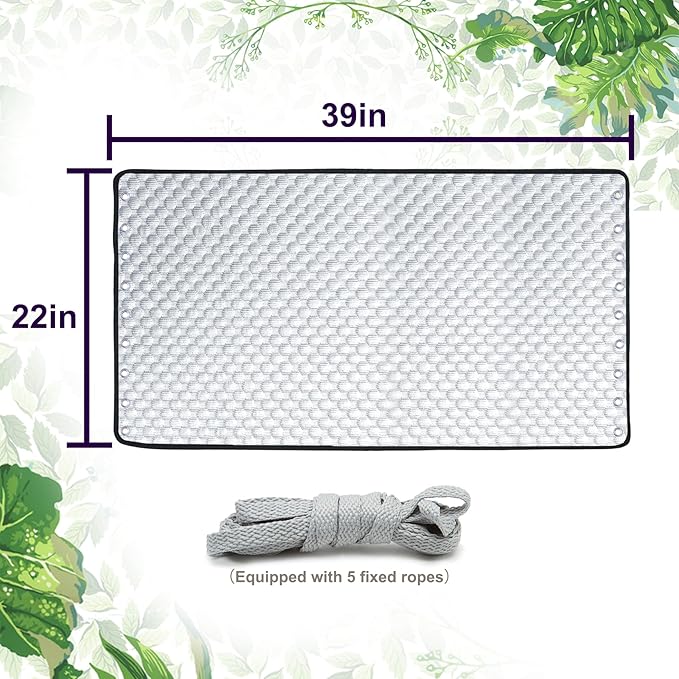 YOKYHOM Golf Cart Seat Covers, Universal Fit Golf Cart Seat Towel Blanket with Adjustable Tie Ropes & Non-Slip Bottom, Padded Design Fits Yamaha/EZGO/Club Car (39"x22", Light Gray)
