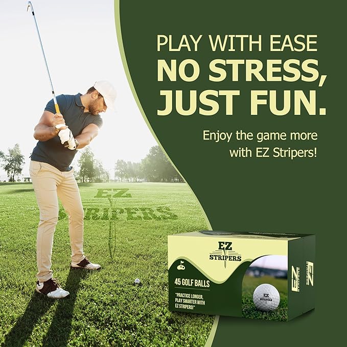 – Bulk Golf Balls Pack of 45 High-Durability Value Golf Balls for Maximum Distance & Control, Ideal for All Skill Levels