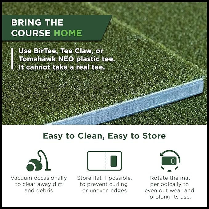 SIGPRO Hitting Strips - Professional-Grade, Replaceable Golf Hitting Mat - Realistic Hitting Surface - Replaceable with SIGPRO - Joint-Friendly