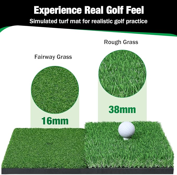 MoKo Golf Net, 10 x 7ft Golf Practice Net with 2 Targets, Portable Hitting Nets for Backyard Garage Indoor, Improve Swing Putting Pitching, Gift for Men & Golfer