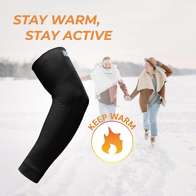 LP SUPPORT 668 Compression Arm Sleeve for Workouts, Sports & Weightlifting, Golf and Tennis Elbow Pain relief for Men & Women