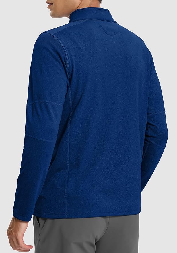 G Gradual Quarter Zip Pullover for Men Fleece Lined Sweatshirt Long Sleeve Winter Golf Shirt Mock Neck Polo Running Sweater