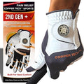 Copper Tech Golf Gloves Men Right Handed Golfer or Left Handed Golfer (2nd Gen) | Copper Compression Joint Support Golf Glove
