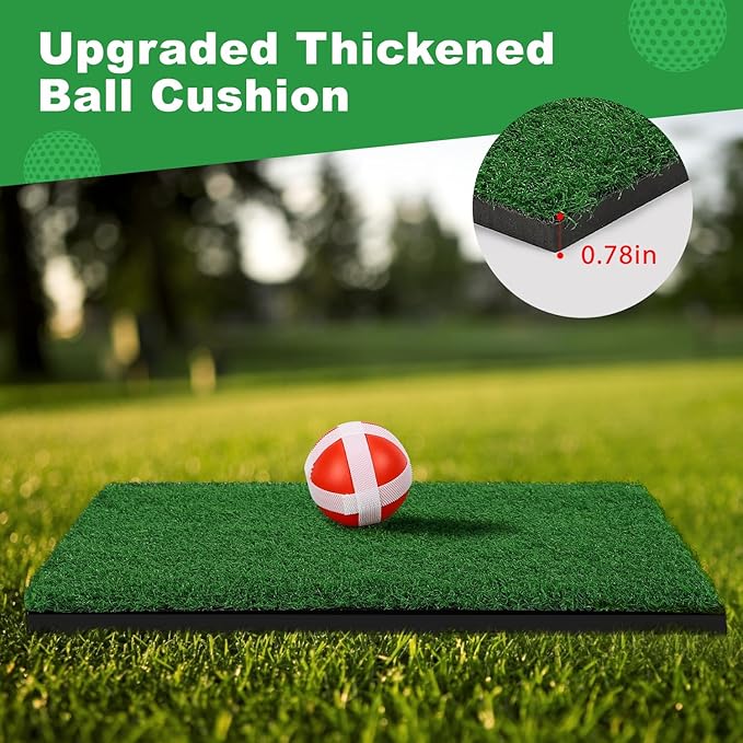 TOY Life Golf Chipping Game Set –Golf Sticky Battle Mat with 20 Sticky Balls & Hitting Mat, Fun Backyard Chip Game for Adults & Kids, Indoor/Outdoor Play