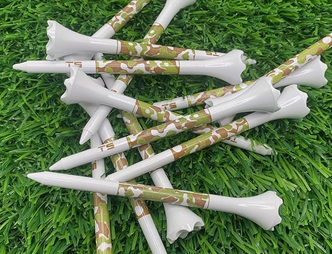 TRUESTRIKE Premium USA Golf Tees – 100-Pack Durable 3¼" / 2¾" Plastic Tees – Made in USA – Perfect Holiday Golf Gift