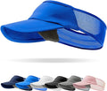 Sport Sun-Visor Hat Men Women Summer UV Protection, Lightweight Cooling Golf Running Tennis Sweat-Band Cap