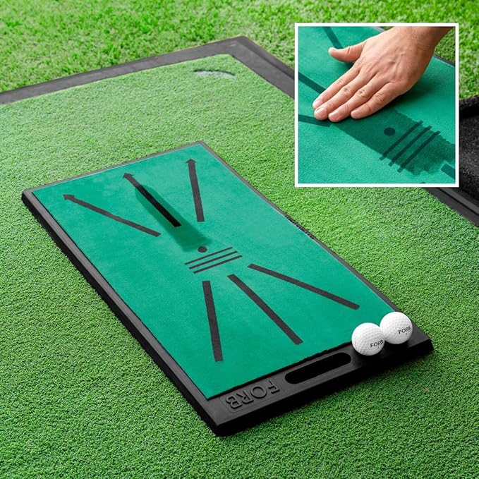 FORB Golf Hitting Mats | Premium Quality Golf Mats to Improve Your Swing | Golf Practice Mat | Driving Range Mat | 8 Styles with Optional Upgrades
