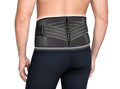 Copper Fit Pro Back Support, Black with Copper Trim, Large/X-Large, Unisex Waist Size 39”-50” (CFBACK)