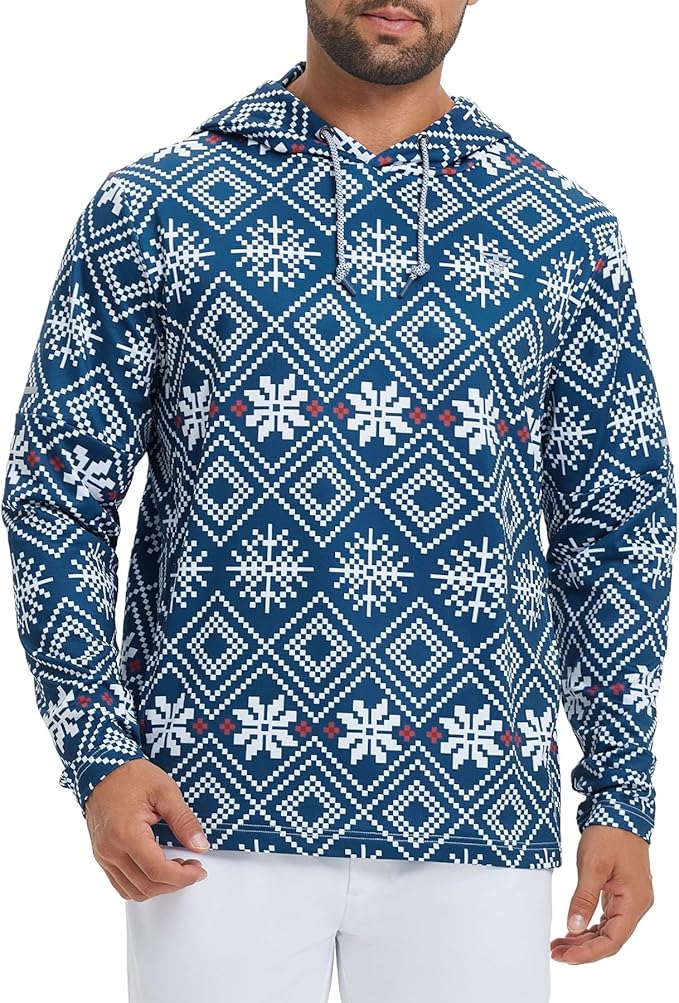 Hoodies for Men Golf Fleece Hooded Sweatshirts Dry Fit Athletic Lightweight Casual Midlayer Mens Hoodies Pullover