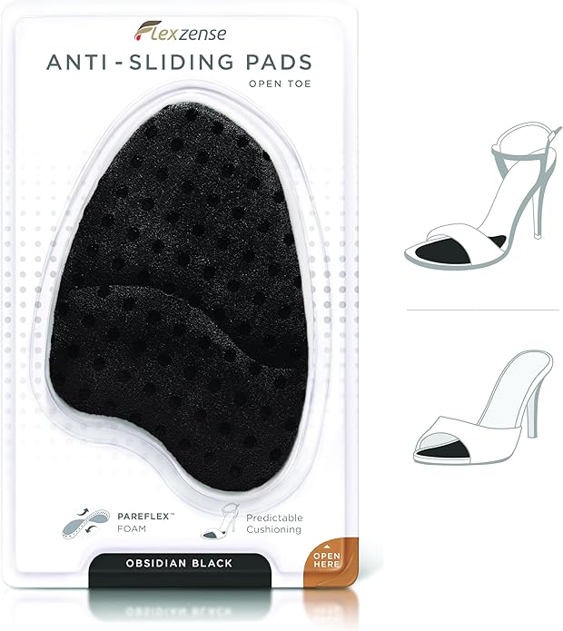 Anti-Sliding Pads Open Toe | Maximum Cushioning and Reduce Foot Slip | 1 Pair