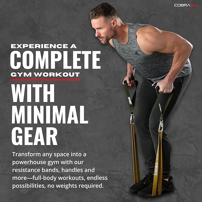 Resistance Bands | Long Resistance Bands for Working Out | Pull-Up Bands for Strength Training, Physical Therapy, Stretching, WOD | Exercise Bands for Home Gym | Workout Bands | Men and Women