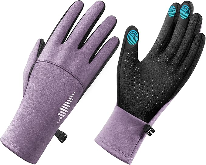 SIMARI Winter Gloves for Women, TouchScreen Water-Resistant Warm Thermal Gloves for Cold Weather, Running Hiking Driving