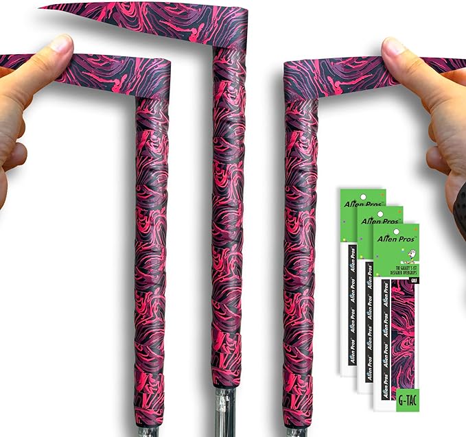 Alien Pros Golf Grip Wrapping Tapes - Innovative Golf Club Grip Solution - Enjoy a Fresh New Grip Feel in Less Than 1 Minute