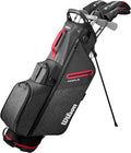 Wilson Men's Profile Complete Golf Set with Stand Bag - Right Hand, Tall, Regular, Red/Black/Silver