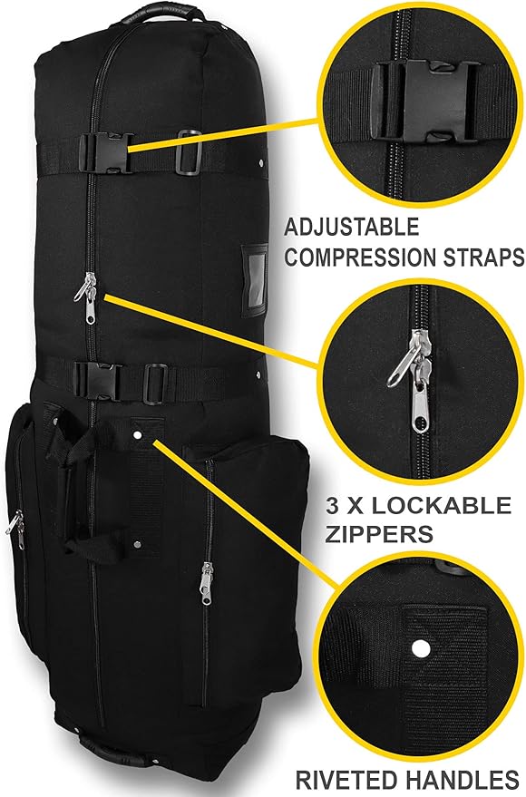 CaddyDaddy Golf CDX-10 Golf Bag Travel Cover