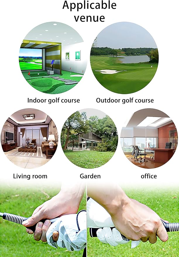 2Pcs Golf Swing Training Grip, Right-Handed Golf Club Grip Trainer, Help Kids and Woman Beginner Learn Correct Grip Posture