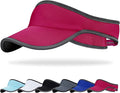 Sports Sun Visor for Men Women, Lightweight Soft Quick-Dry Visor Hat, Packable Tennis Golf Running Visor