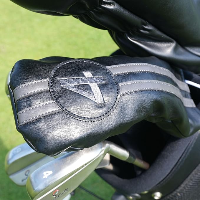 Single Headcover, Easy Slip-On Easy-Off Golf Club Head Cover, Fleece Lined Interior, Water Resistant and Durable Shell, Individual Retail Pack