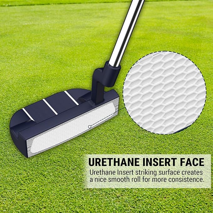 MAZEL Tour GS Men's Golf Putter,Right Handed,Golf Head Cover Included
