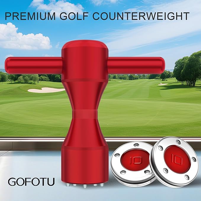 Golf Head weight 2pcs. 10g Golf Custom Weights+Red Wrench Compatible with Titleist Scotty Cameron Putters Newport (10g)