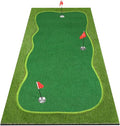 Golf Putting Green Mat, Professional Large Putting Mat with Movable Cup/Slope Pad for Indoor & Outdoor