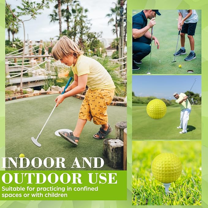 30 Pcs Foam Golf Practice Balls Soft Foam Balls for Golf Practice Realistic Feel and Flight Sport Training