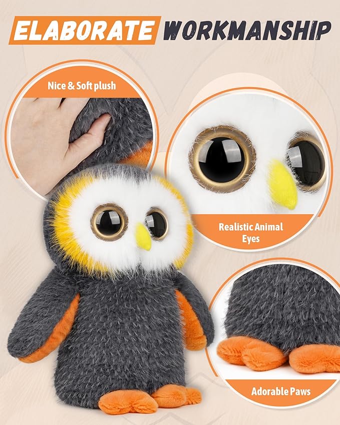 Big Teeth Funny Plush Driver Headcover Animal, Groundhog Gopher Penguin Driver Head Cover for 460cc Club, Sloth Leprechaun Crocodile Golf Head Covers for Woods and Driver Protector