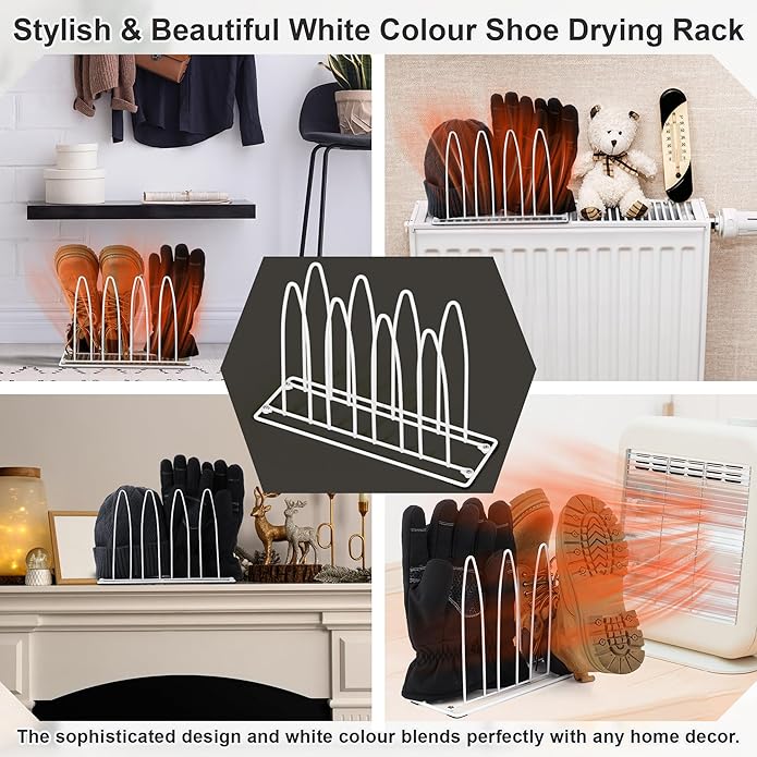 Metal Shoe Drying Rack, Shoes, Boot, and Glove Drying Rack, Dryer Racks for Shoes and Dryer Shoe Racks Inside Dryers
