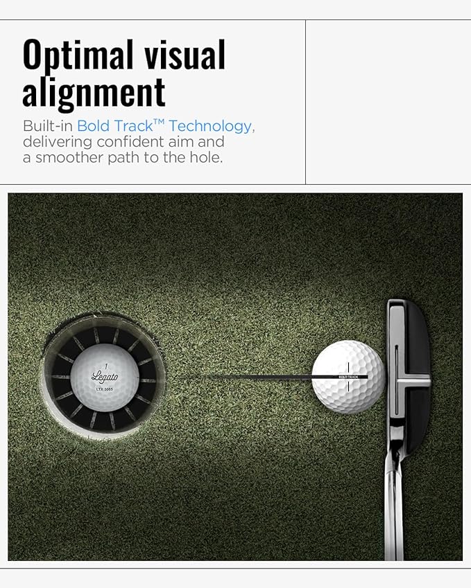 Legato Golf Balls LTX3085 | Maximized Distance with Soft Feel | 3 Piece | Urethane Cover | 85 Compression