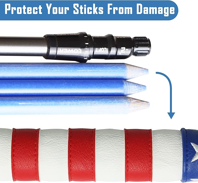 Golf Alignment Stick Cover Case Holder Hold at Least 3 Sticks
