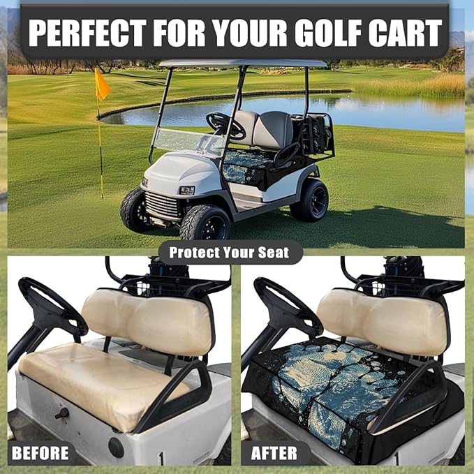 Golf Cart Seat Covers Universal Golf Cart Seat Cover Blanket Cushion Cover Sports Golf Cart Accessories
